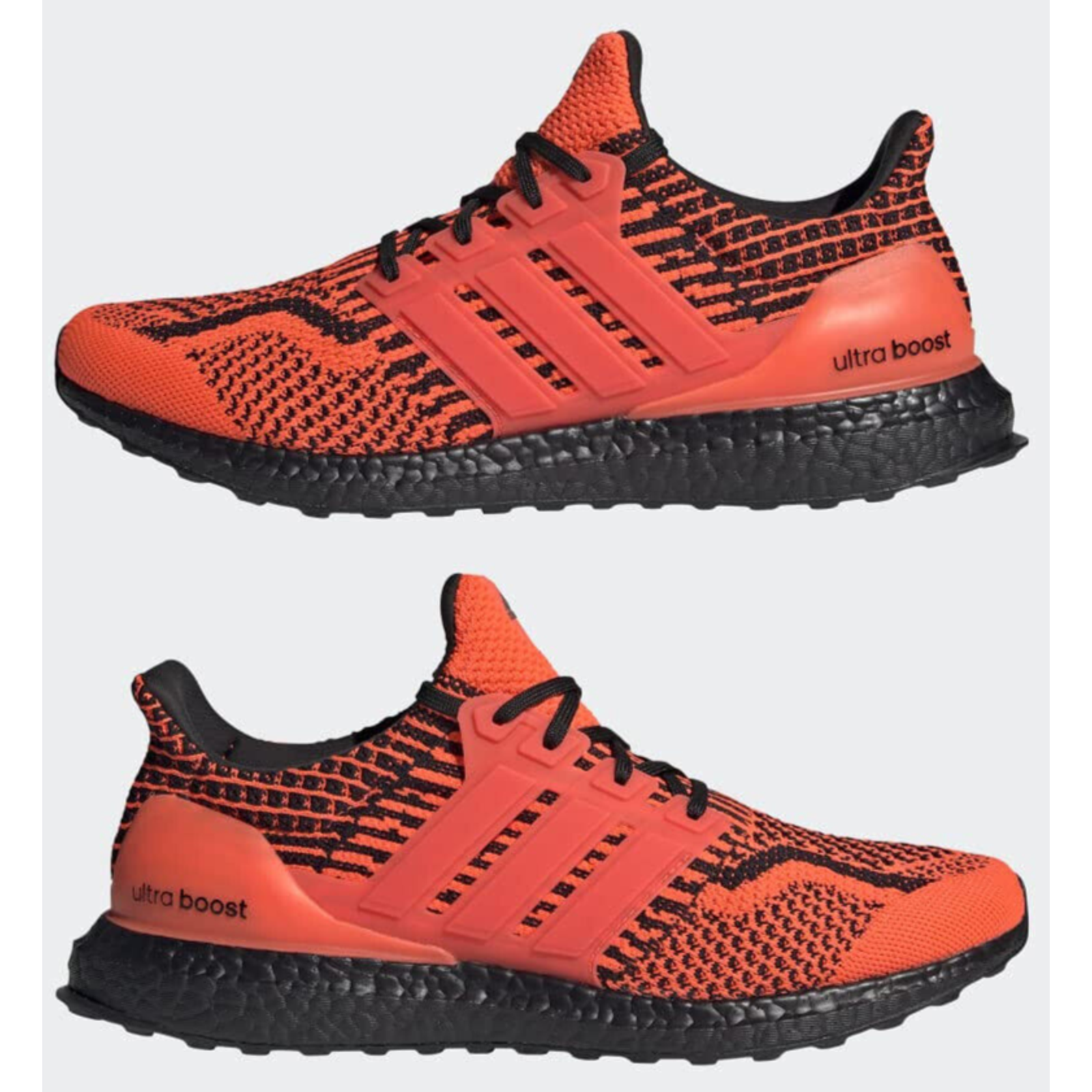 Adidas Mens Ultraboost 5.0 Dna Running Shoes Solar Red/Black 9 M